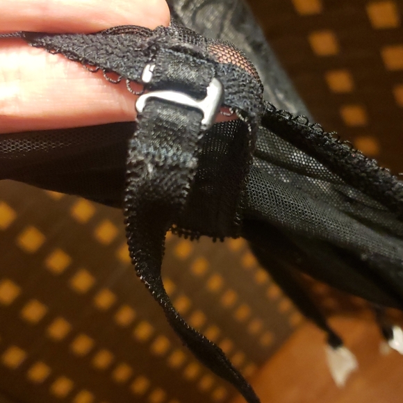 💞 Victoria's Secret Black Lace Bustier/Corset 36D NWOT - Picture 8 of 14